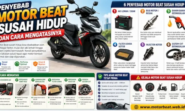 Beat tidak mau menyala Beat tidak mau menyala